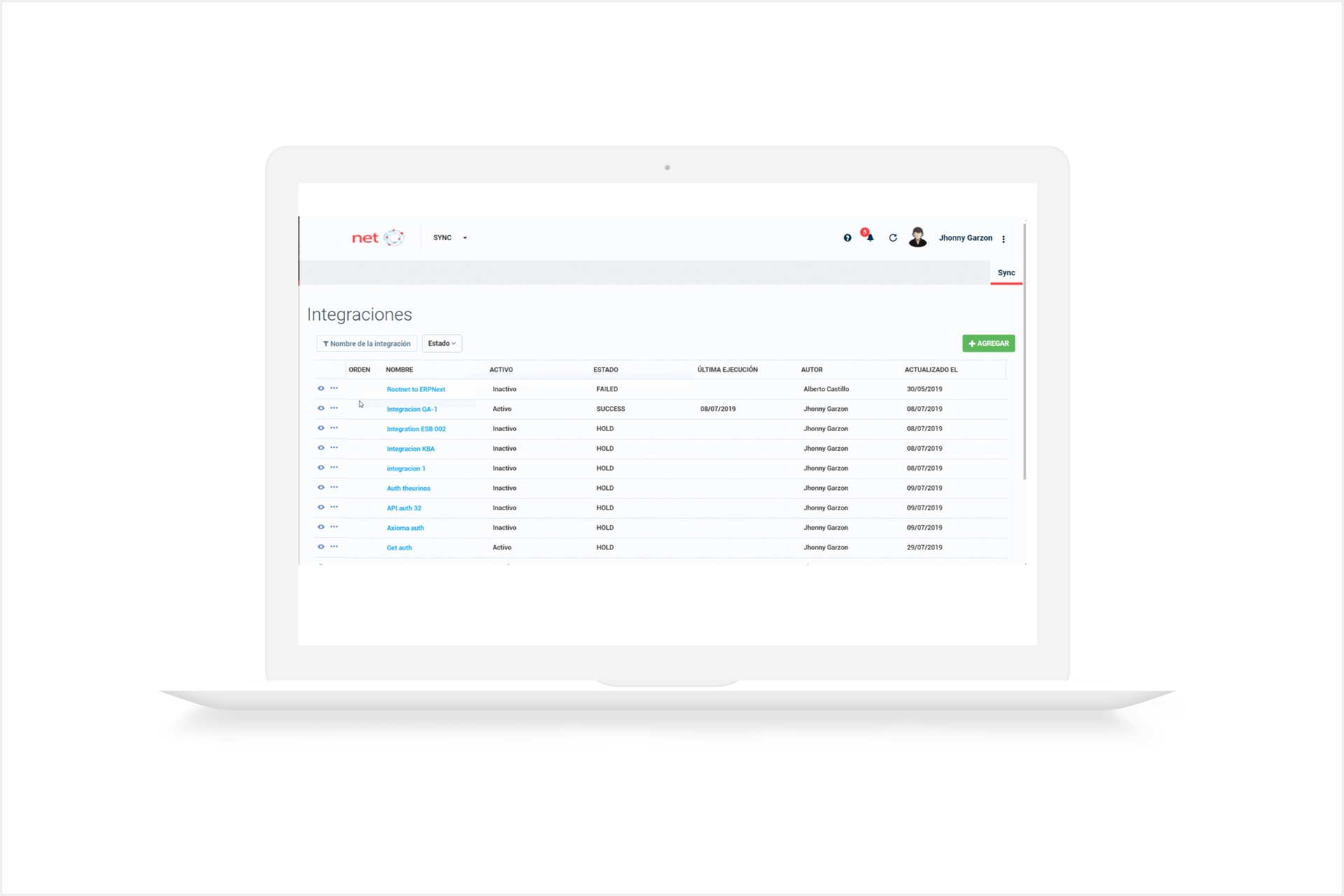 rootnet sync